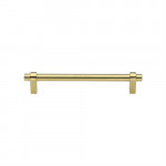 M Marcus Heritage Brass Industrial Design Cabinet Pull 128mm Centre to Centre